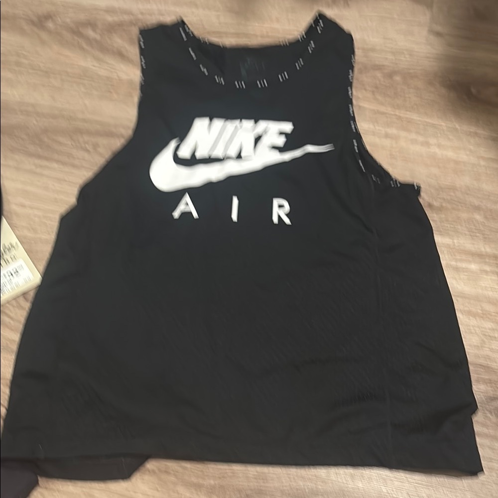 Nike Black Muscle Tee Tank Top